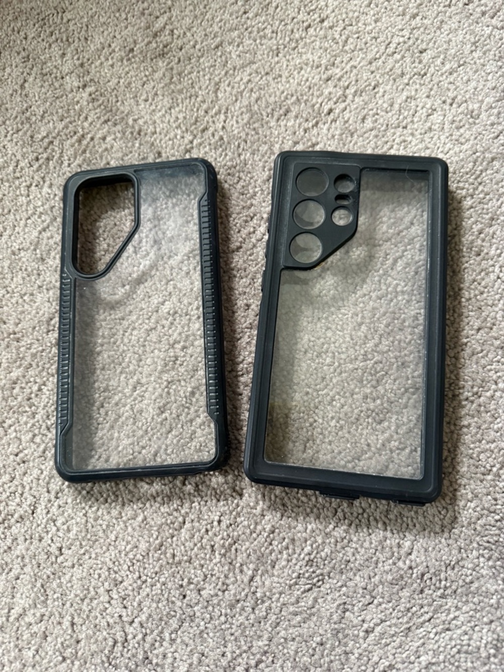 Body Glove Clear Back Phone Case with Black Bumper Samsung galaxy s25 ultra